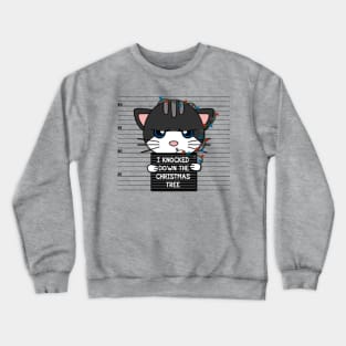 Cat's mugshot Crewneck Sweatshirt